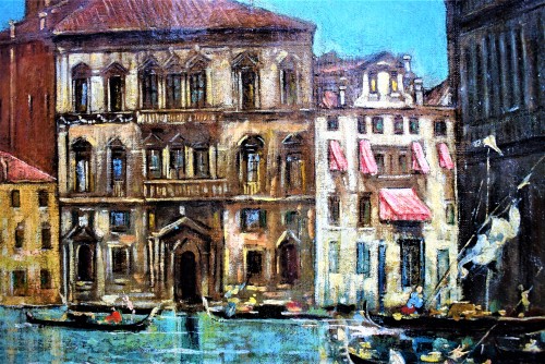 Antiquités - Venise, Le Grand Canal - Lucia Ponga degli Ancillo (1887-1966)